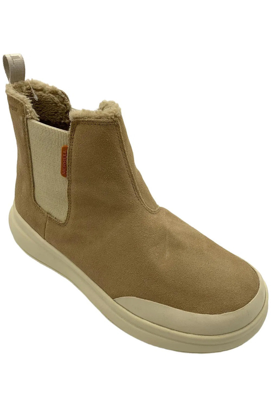 Merrell Women's Marquette Thermo Pull On WP Work Boots Tan - Medium